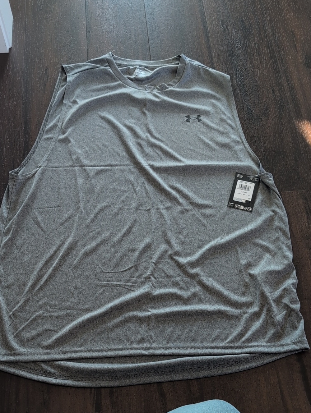 Under Armour Men's Gray Athletic Sleeveless Tank Top